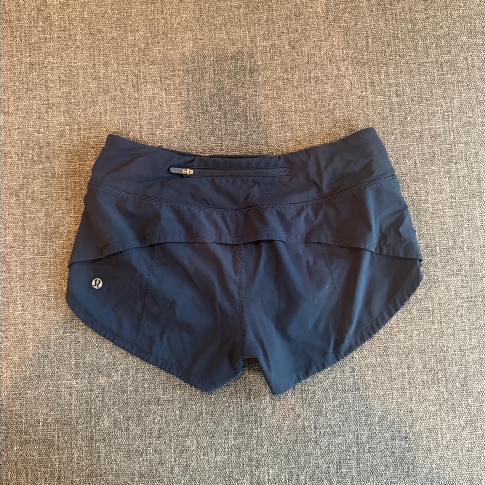 lululemon athletica Navy Performance Running Shorts